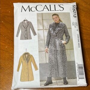 McCall's Coat Sewing Pattern M8013